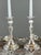 20th Century Louis XV Silver-Plated Metal Candelabra, Set of 2 For Sale - Image 10 of 12