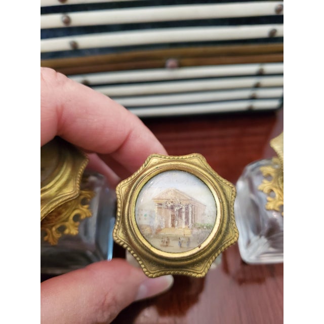 Early 19th Century Antique French Empire Perfume Bottle Casket Box For Sale - Image 4 of 8
