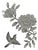 Sample for Chinoiserie Hand Painted Wallpapers on Silver Gilded Paper With Gap For Sale