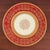 1930s Pickard Red & Gold Czech Bohemian Porcelain Dinner Plates - Set of 8 For Sale - Image 9 of 16