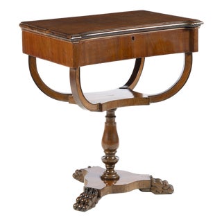 19th Century English Sewing Table For Sale