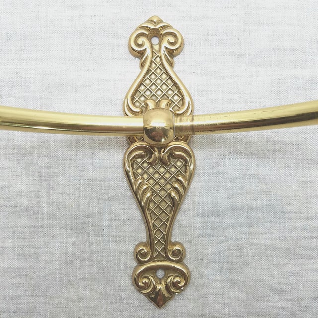 Vintage Brass Towel Ring Chairish