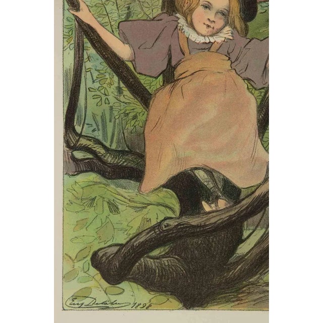 Lithograph in colors realized by Delatre for L'Estampe Moderne. Proof printed on strong vellum, dry stamp od Estampe...