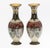 Japanese Pair Japanese Cloisonne Enamel Vases With Phoenix Panels Meiji Period For Sale - Image 3 of 10