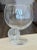 Mid-Century Modern Crystal Flower Stemmed Wine Glasses - Set of 4 For Sale - Image 3 of 7