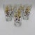 Vintage Autumn Harvest Highball Glass 22k Gold Rim 10 Oz by Taylor Smith Taylor - Set of 4 For Sale - Image 4 of 8