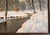 20th Century Luminist Impressionist Winter Landscape Painting by Anton Stockmann For Sale - Image 9 of 15