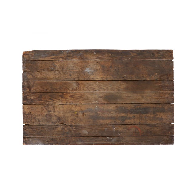 French Industrial Console Table in Wood, 1920s For Sale - Image 11 of 18