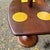 Vintage Mid-Century Modern Walnut Laurel-Style Floor Lamp Table With Ceramic Ashtray & Coasters For Sale - Image 4 of 12