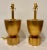 2020s Currey & Co. Modern Gold Leaf Finished Table Lamps Pair as Is For Sale - Image 5 of 5