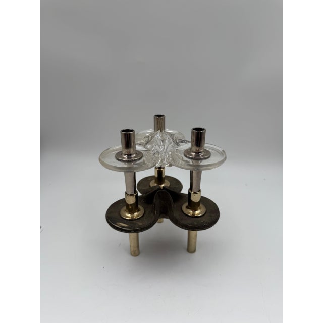 Candleholders by Ceasar Stoff & Fritz Nagel for BMF, 1960s, Set of 2 For Sale - Image 4 of 11