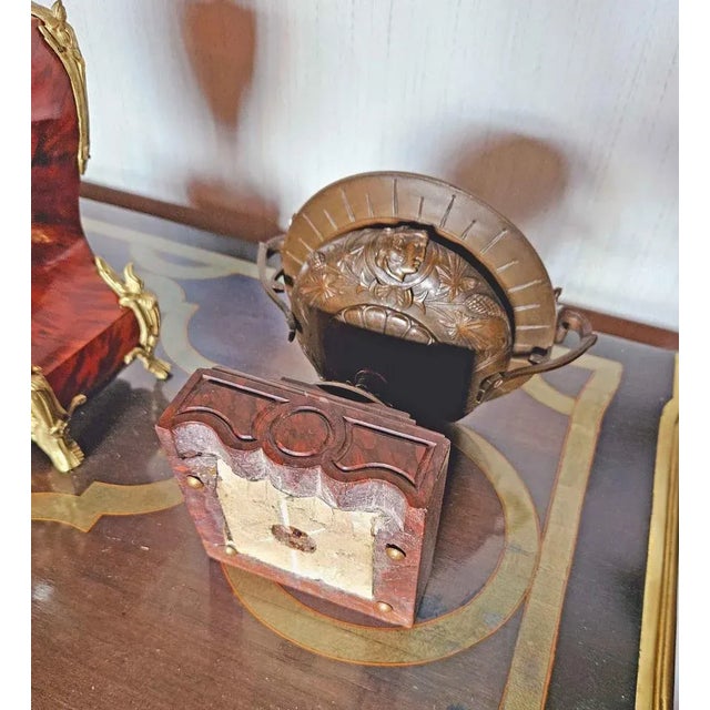 Brown Bowls in Patinated Bronze, Set of 2 For Sale - Image 8 of 10