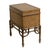 Vintage Faux Bamboo Trunk on Stand With Compartment For Sale - Image 4 of 17