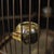 Vintage Chinese Huali Rosewood Hexagonal Bird Cage With Gemstone Inlays and Bronze Hook For Sale In Los Angeles - Image 6 of 9