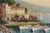Framed Oil Painting on Canvas Harbour Scene Artist Signed For Sale - Image 10 of 18
