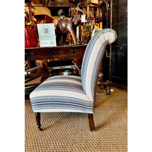 Napoleon III Slipper Chairs For Sale In Los Angeles - Image 6 of 10