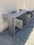 Antique Art Deco Steel Metal Dual Sided Dental Medical Cabinets Bar - A Pair For Sale - Image 4 of 18