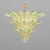 Mid-Century Green and Clear Murano Glass Palmette Chandelier, Italy, 2010s For Sale - Image 10 of 10
