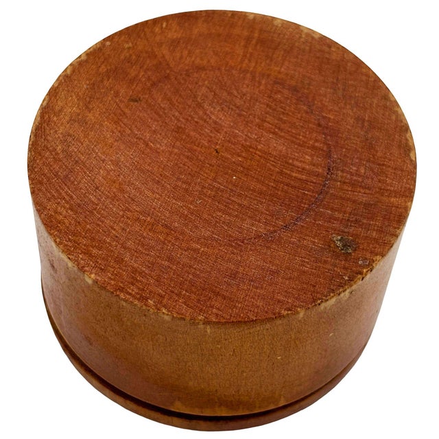 1940s Hand-Painted Flamingo Scenic "Ecuador" Hardwood Trinket Box For Sale - Image 4 of 5