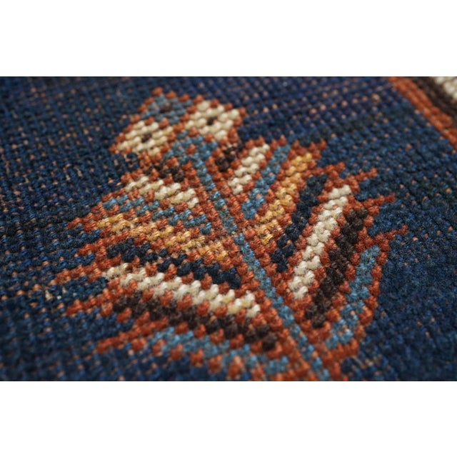 Antique Kazak Rug 3'5'' x 4'0'' For Sale - Image 10 of 12