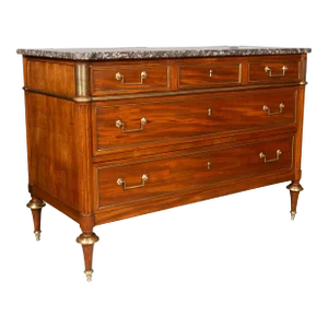 Directoire Mahogany and Brass Mounted Commode