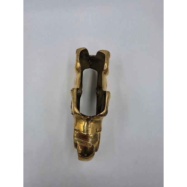 Late 20th Century Brass Elephant Tape Dispenser For Sale In Mobile - Image 6 of 12