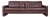 Conseta Leather Three-Seater Brown Coffee Mahogany Sofa by COR For Sale
