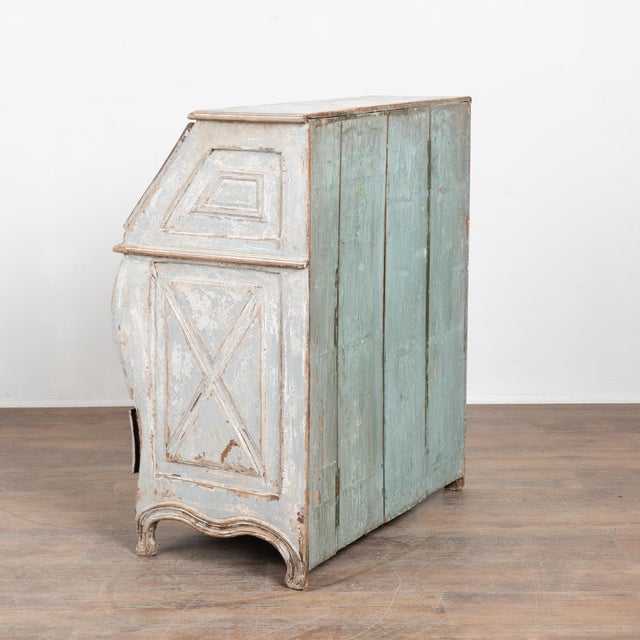 19th Century Swedish Oak Ladies’ Writing Desk Secretary For Sale - Image 15 of 15