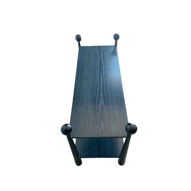 Mid 20th Century Two Tiered Console Table in the Manner of Jean Royère For Sale - Image 4 of 13