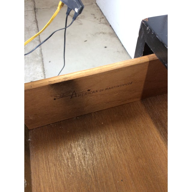 Mid Century Modern Lowboy Dresser With Chrome Accents by American of Martinsville For Sale - Image 11 of 18