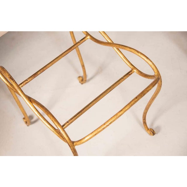 Art Deco French Wrought Iron Chairs, 1940, Set of 10 For Sale - Image 12 of 13