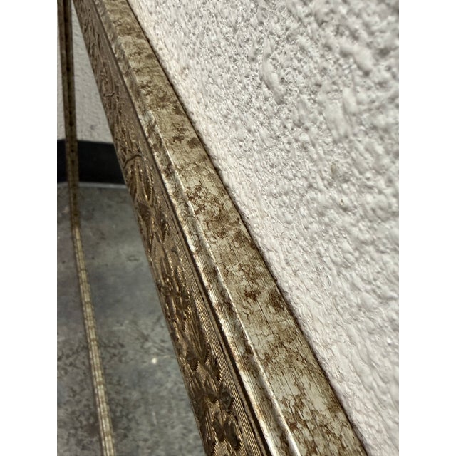 Ornate Floral Framed Wall Mirror, Vintage For Sale In San Francisco - Image 6 of 12