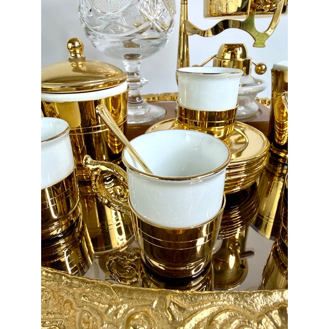Early 21st Century Vintage Coffee Set from Maison Royal Paris, 2010s, Set of 11 For Sale - Image 5 of 15