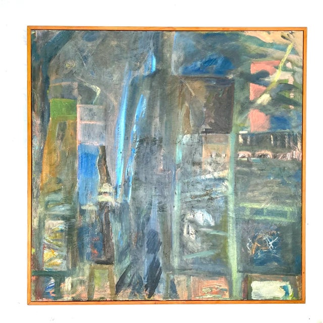 Large Figurative Abstract Painting by Warren Fischer For Sale In Miami - Image 6 of 6