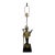 Mid 20th Century Maitland-Smith Egyptian Style Figural Sculpture Bronze Lamp For Sale