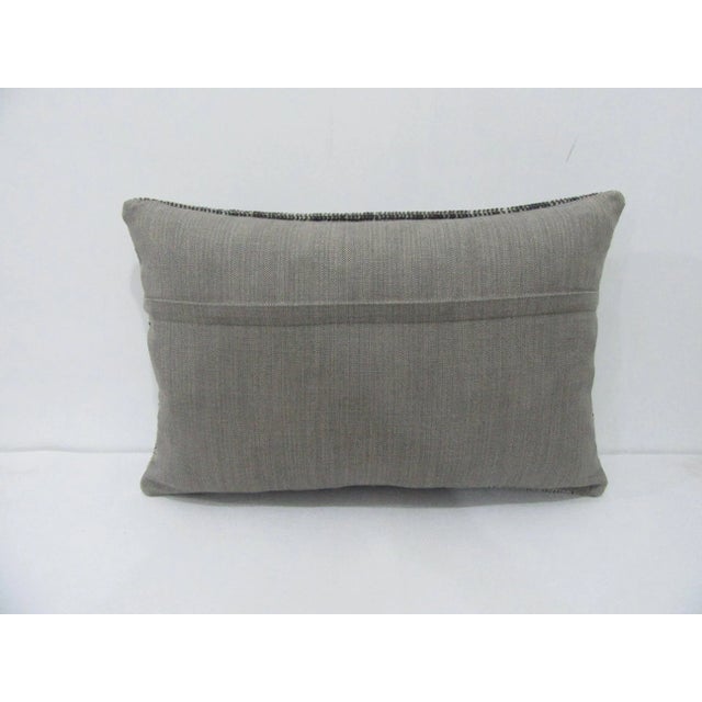 Traditional Gray Pillow Cover For Sale - Image 3 of 4