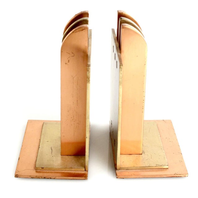 Modern Art Deco Bookends by Von Nessen for Chase, 1930s, Set of 2 For Sale - Image 3 of 10