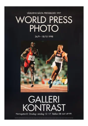 1997 Swedish Exhibition Poster, Galleri Kontrast, World Press Photo