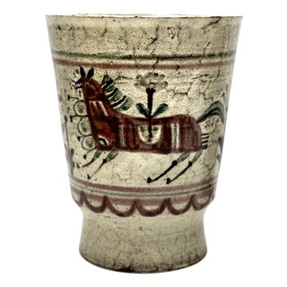 Large Vintage Vase by Gustave Reynaud, 1950s For Sale