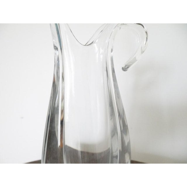 Mid century modern clear murano vase from the 1970s. Beautiful Murano Sommerso glass in one color, clear layers. Sommerso...