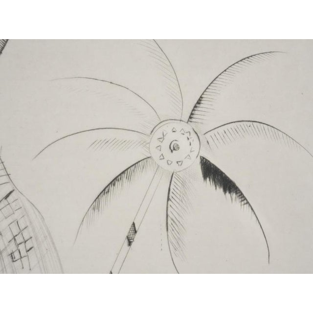 Mily Possoz, The Boy with the Small Palm Tree, Original Signed Engraving For Sale - Image 6 of 9