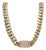 24in. 14k Link Gold Chain Necklace With 0.5ctw of Round White Diamonds For Sale