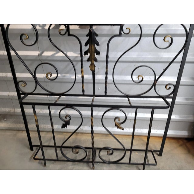 French 1950's Wrough-Iron Coat Rack For Sale - Image 4 of 8