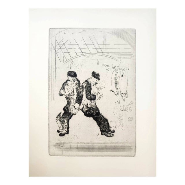 Marc Chagall, Le Sept Péchés Capitaux, 1925, Etching For Sale