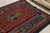 1920s Antique Bidjar Kilim Rug in Red, Blue Tribal Geometric Pattern For Sale - Image 5 of 8