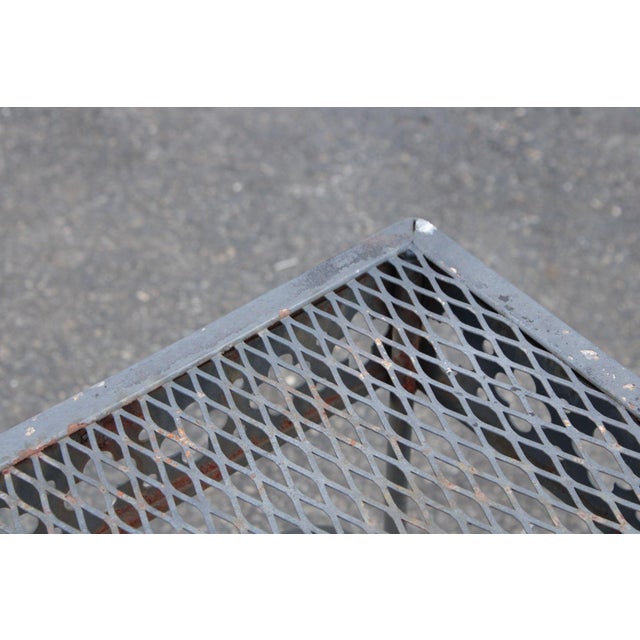 Vintage Wrought Iron Outdoor Coffee Table For Sale - Image 10 of 18