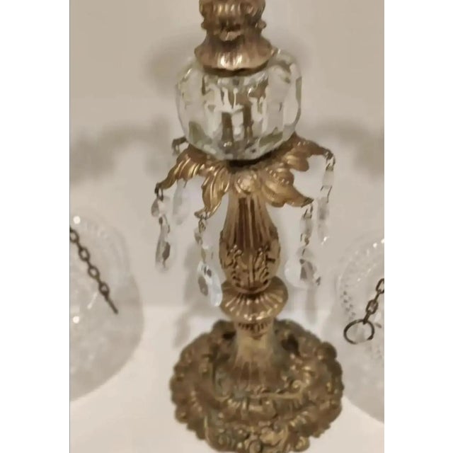 Brass 1960s Hollywood Regency Ornate French Style Decorative Balance Scale For Sale - Image 8 of 9