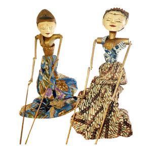 Indonesian Wayang Golek Puppets - Mid 1900s