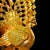 Green Vintage Gilt Metal Peacock Figurine With Faux Pearls & Green Stones - 345g For Sale - Image 8 of 9