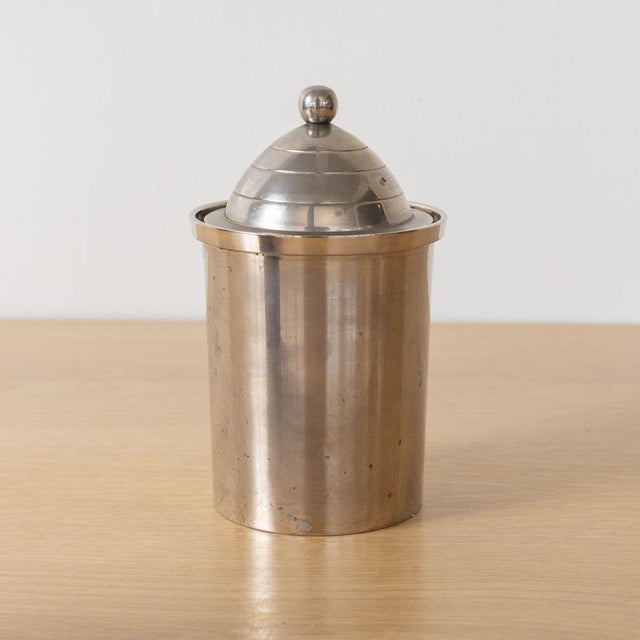 1930s Italian Art Deco Canister Set of 2 For Sale - Image 4 of 14